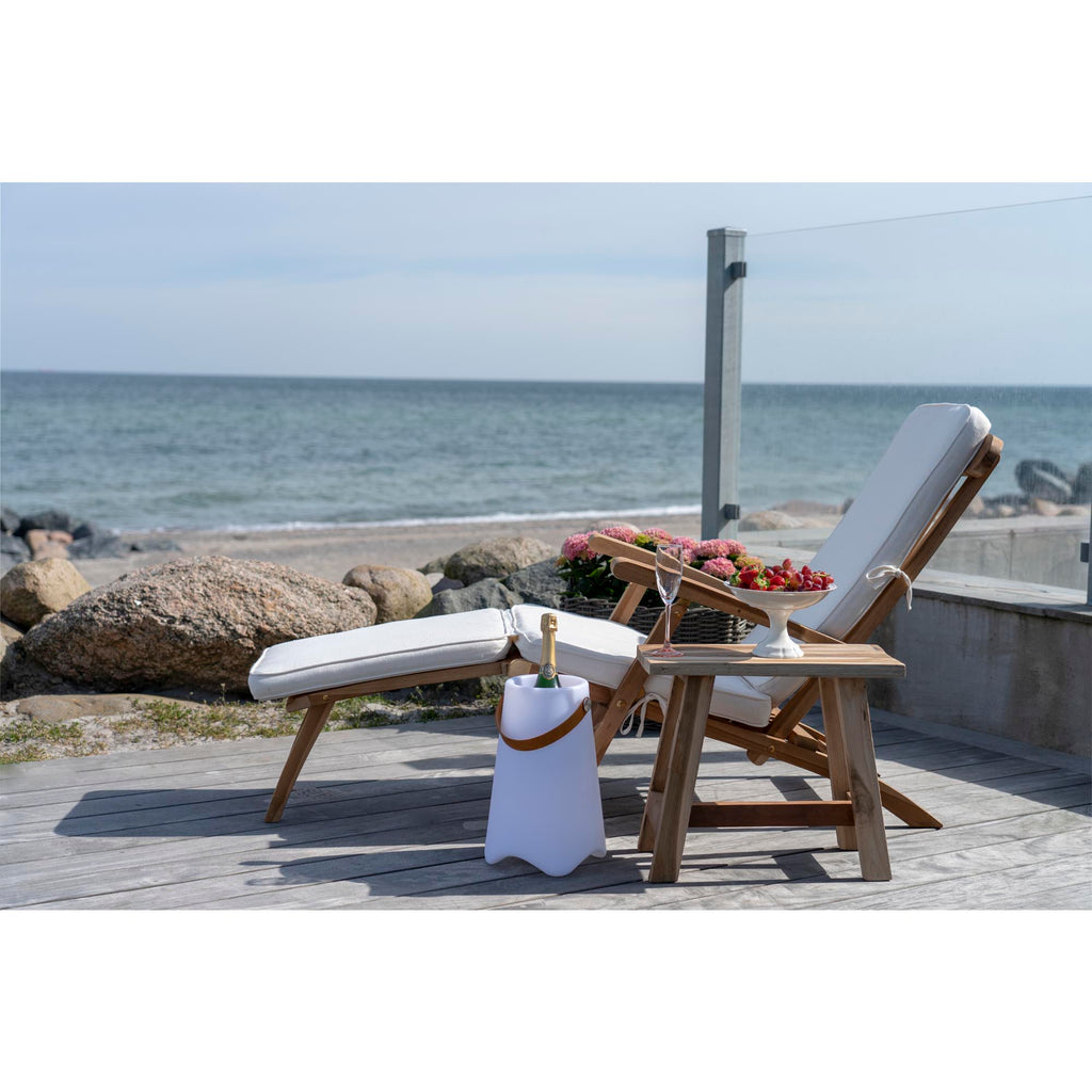 Barcelona Bankje - Teak, naturel 50x25x45 cm