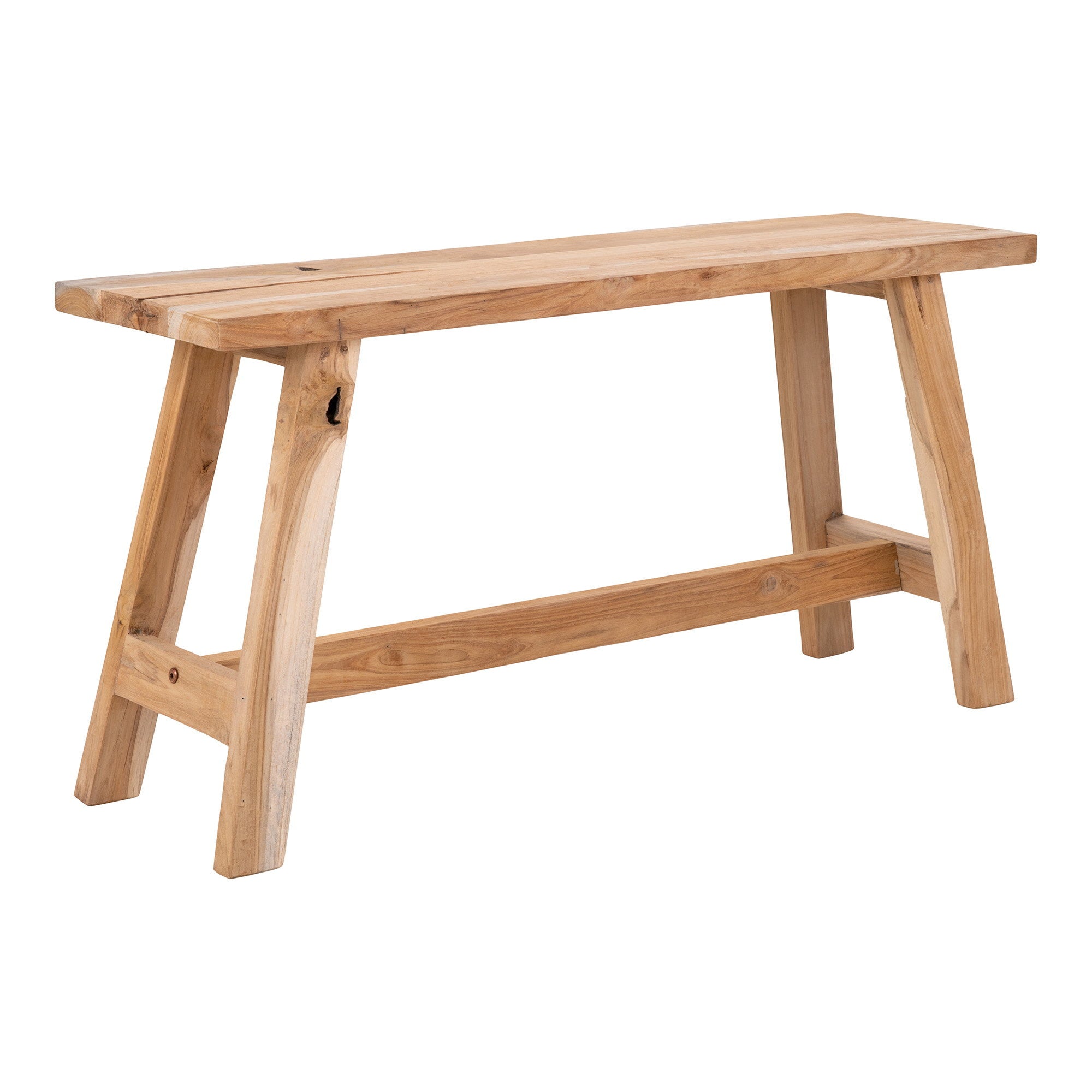 Barcelona Bank - Bank, teakhout, naturel 90x25x45 cm