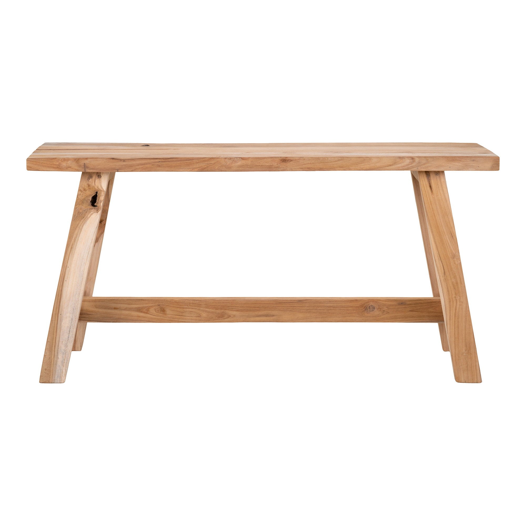 Barcelona Bank - Bank, teakhout, naturel 90x25x45 cm