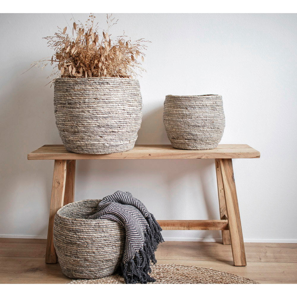 Barcelona Bank - Bank, teakhout, naturel 90x25x45 cm