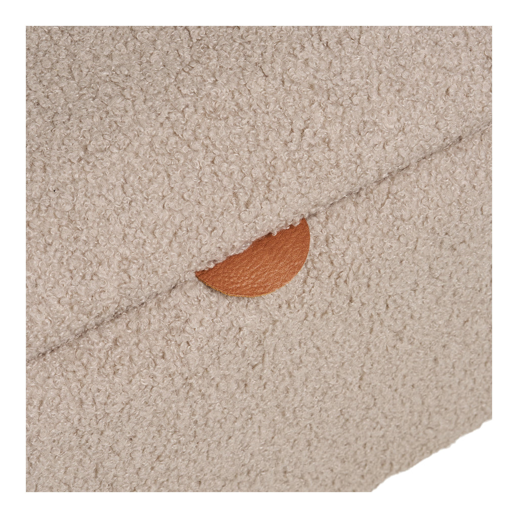 Harlow Opbergbank - Bouclé, beige 95x37x45 cm, HN1063
