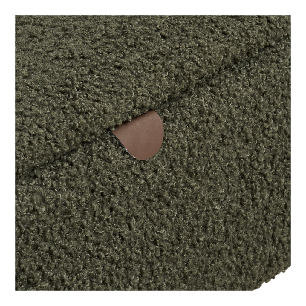 Harlow Bank - Bank met opbergruimte, teddy, groen, 95x37x45 cm, HN1301