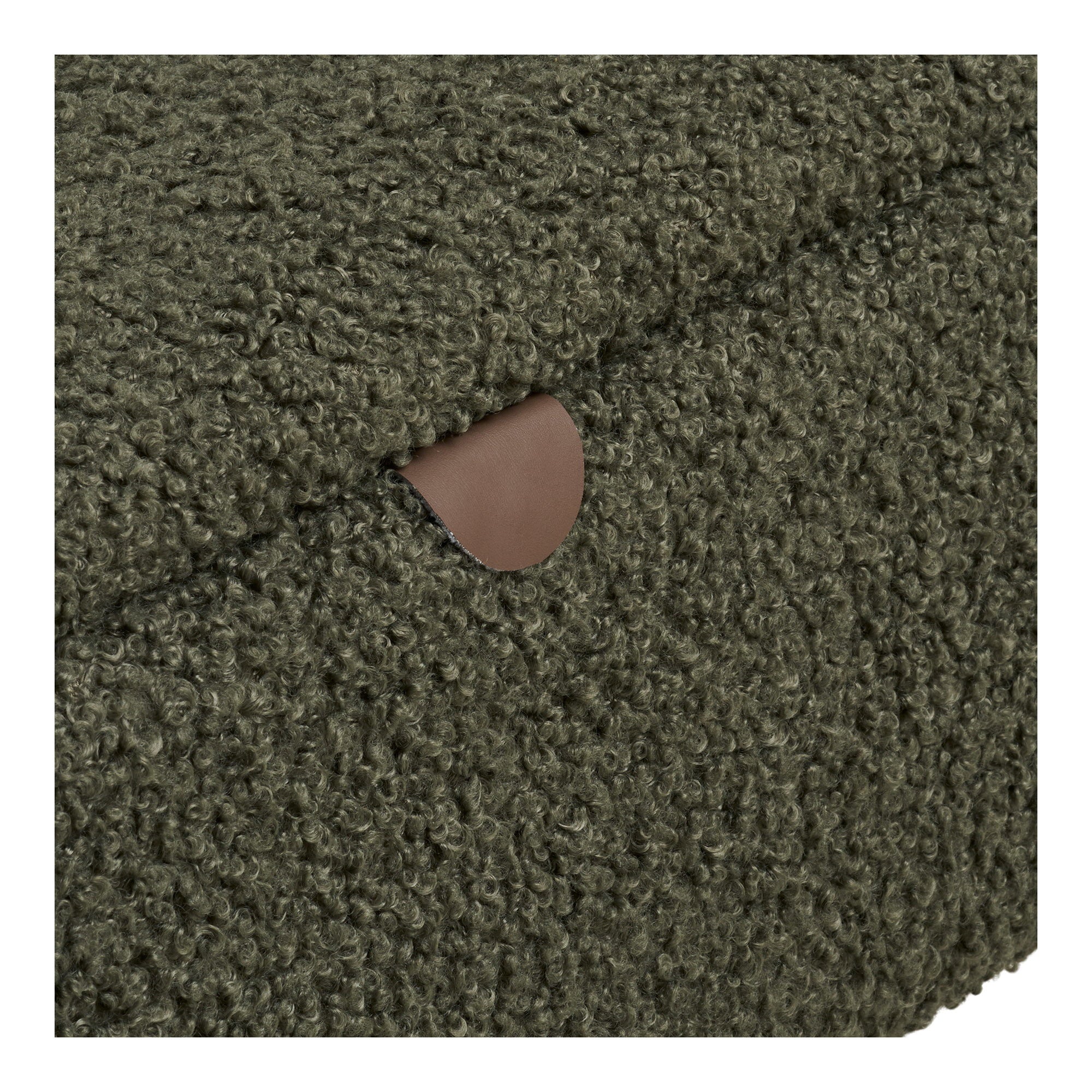 Harlow Bank - Bank met opbergruimte, teddy, groen, 95x37x45 cm, HN1301