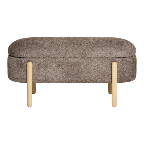 Branca Opbergbank - Bruin/naturel 97x40x48 cm, HN1237 - Noël Home