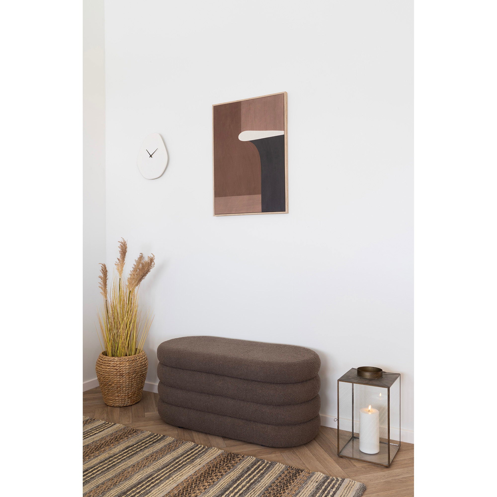 Dartford Opbergbank - Teddy, bruin 103x45x44 cm, HN1238