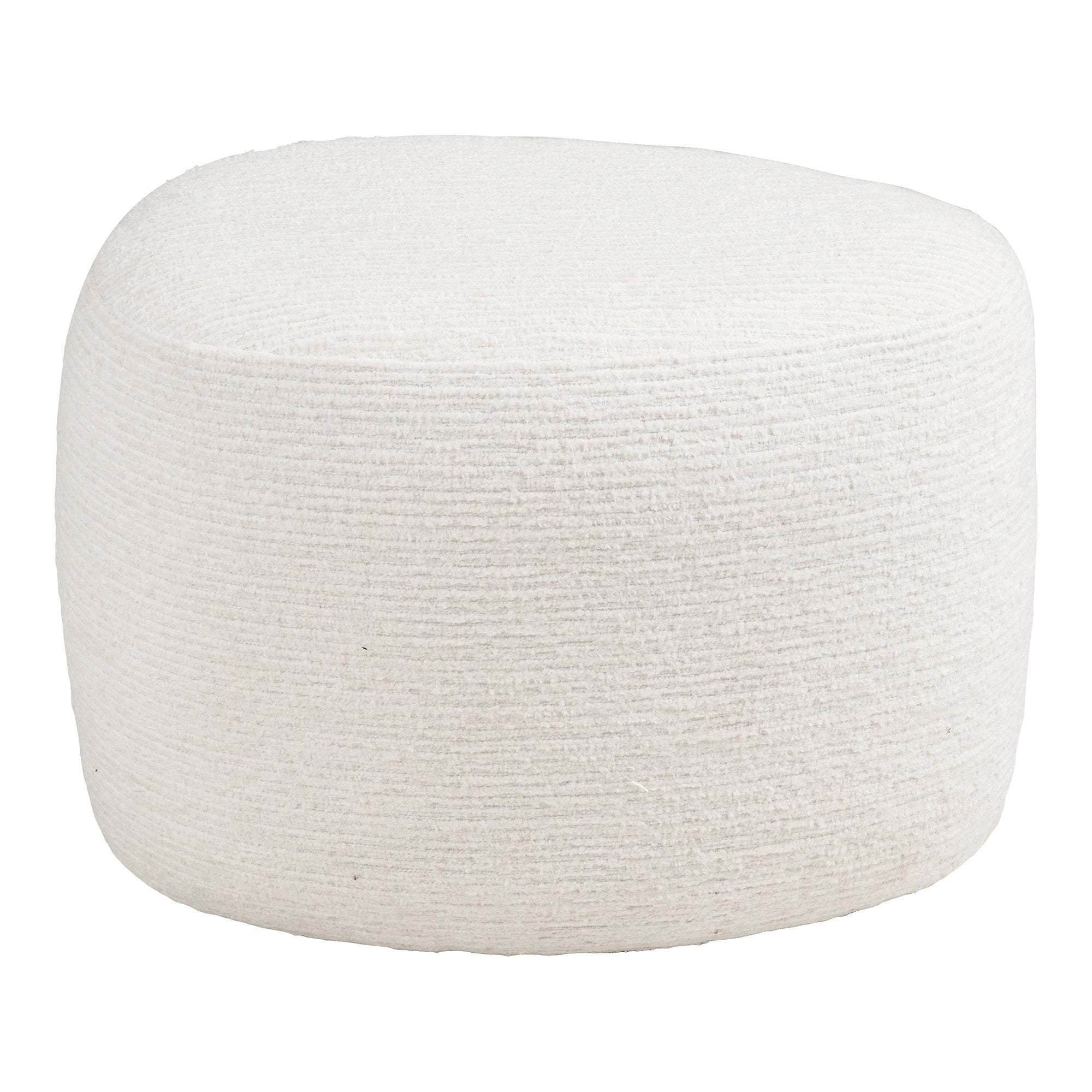Hilo Poef - Gebroken wit 55x40x39 cm, HN1081