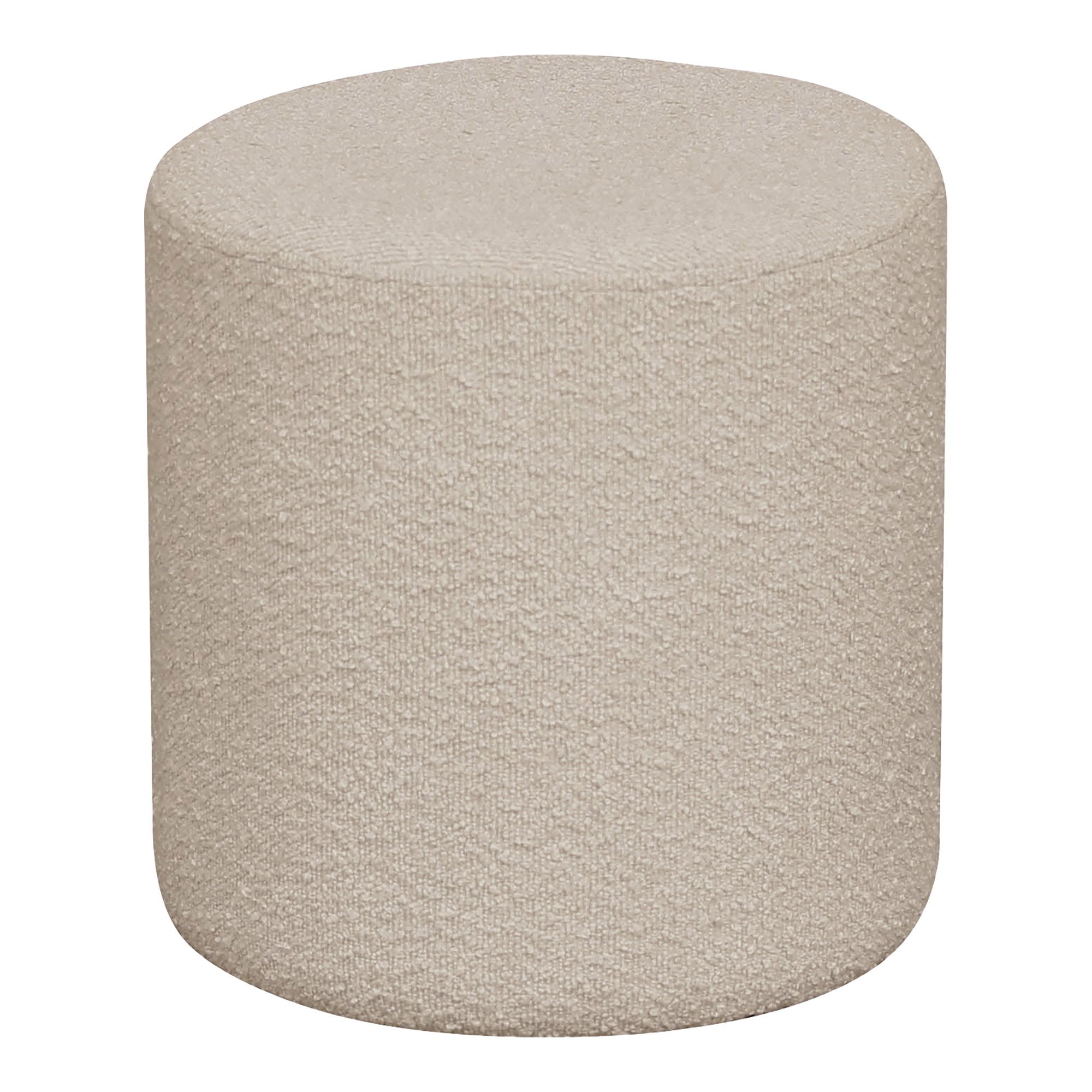 Ejby Poef - Bouclé, beige Ø34x36 cm, HN1233