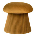 Hampton Poef - Fluweel, okergeel Ø41x39 cm, HN1245