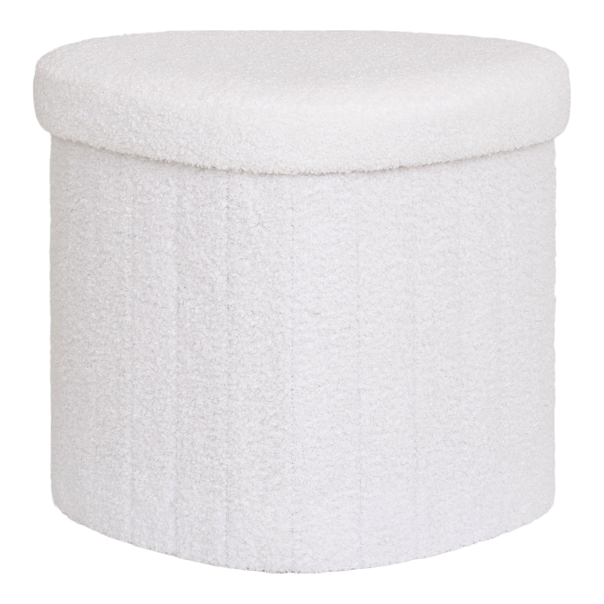Medford Poef - Teddy, wit 42,5x36,5 cm, HN1310