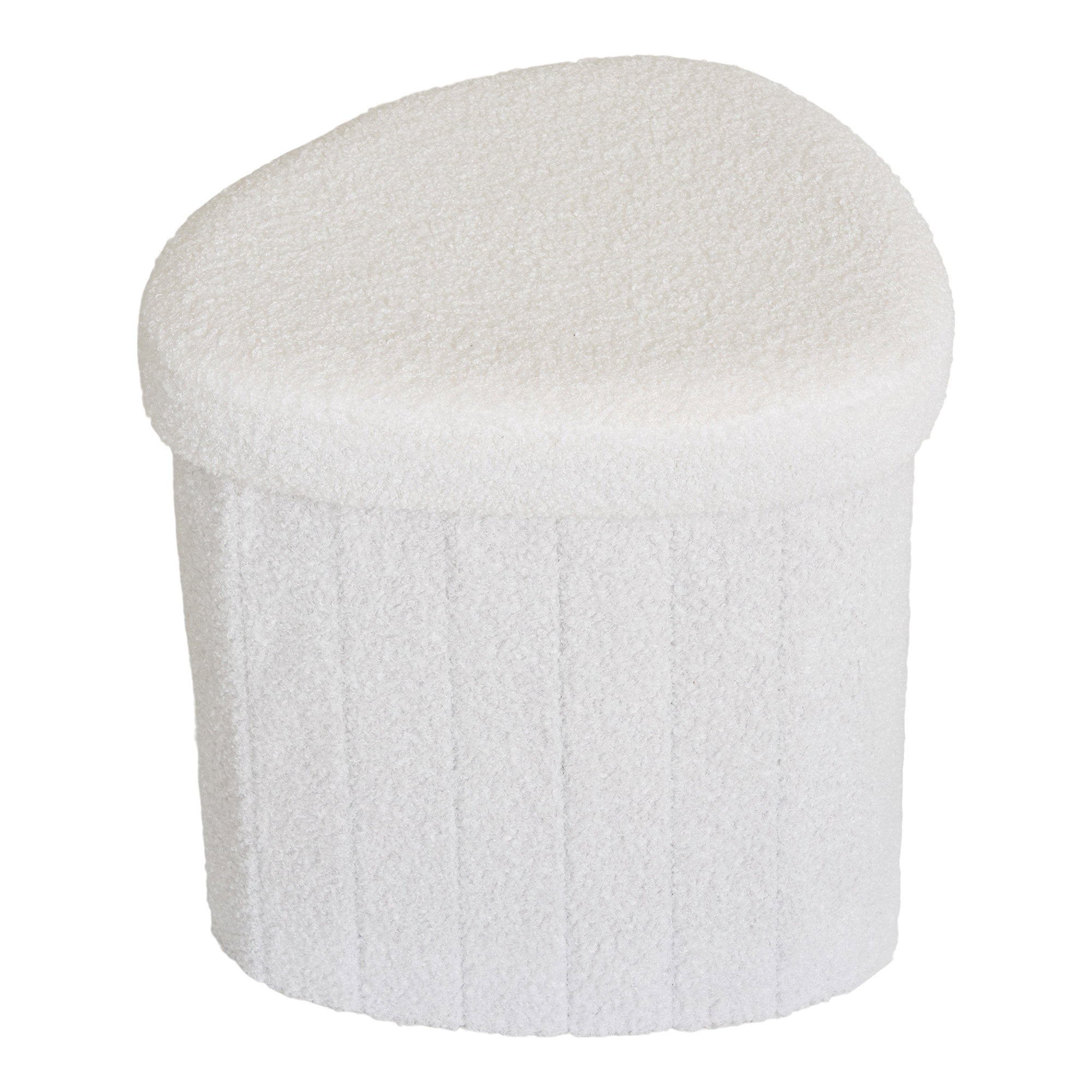Medford Poef - Teddy, wit 42,5x36,5 cm, HN1310