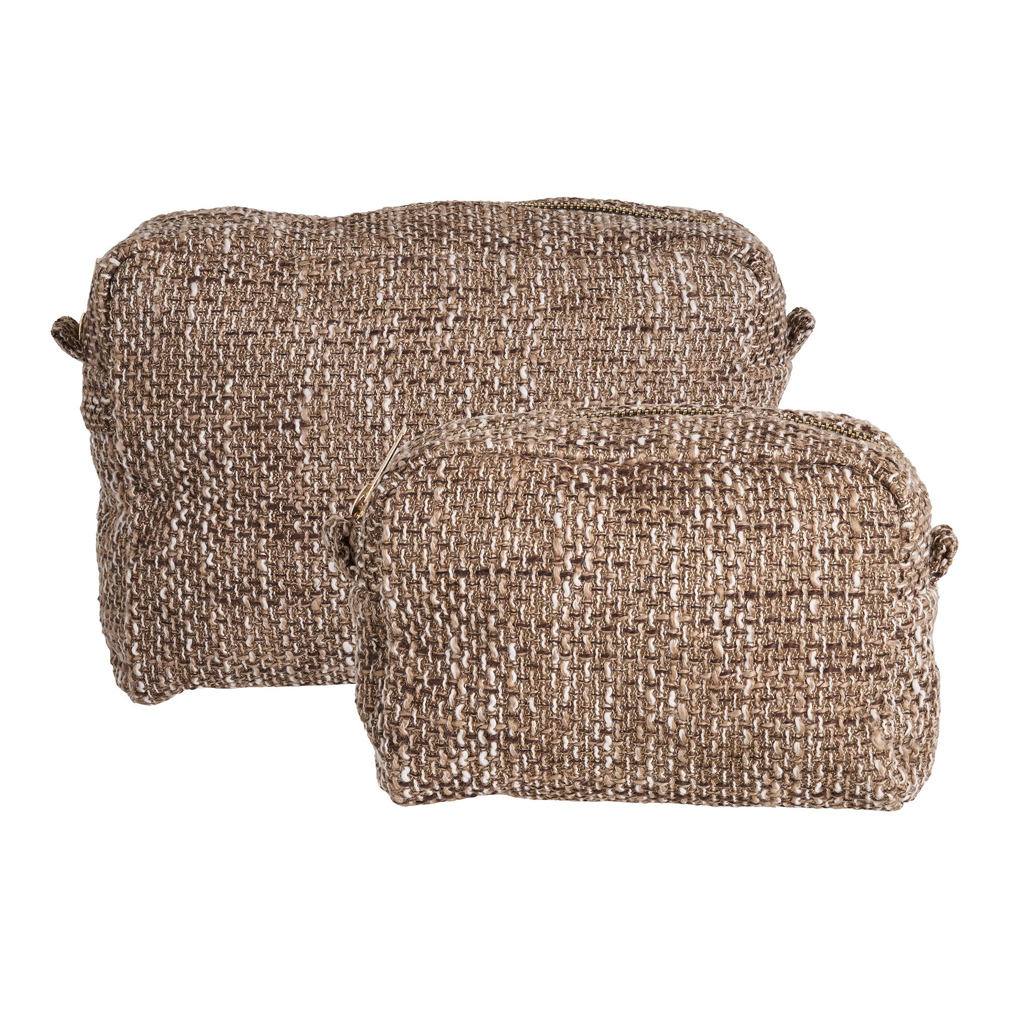 Safi Toilettassen - Toilettassen, bruinmix, set van 2
