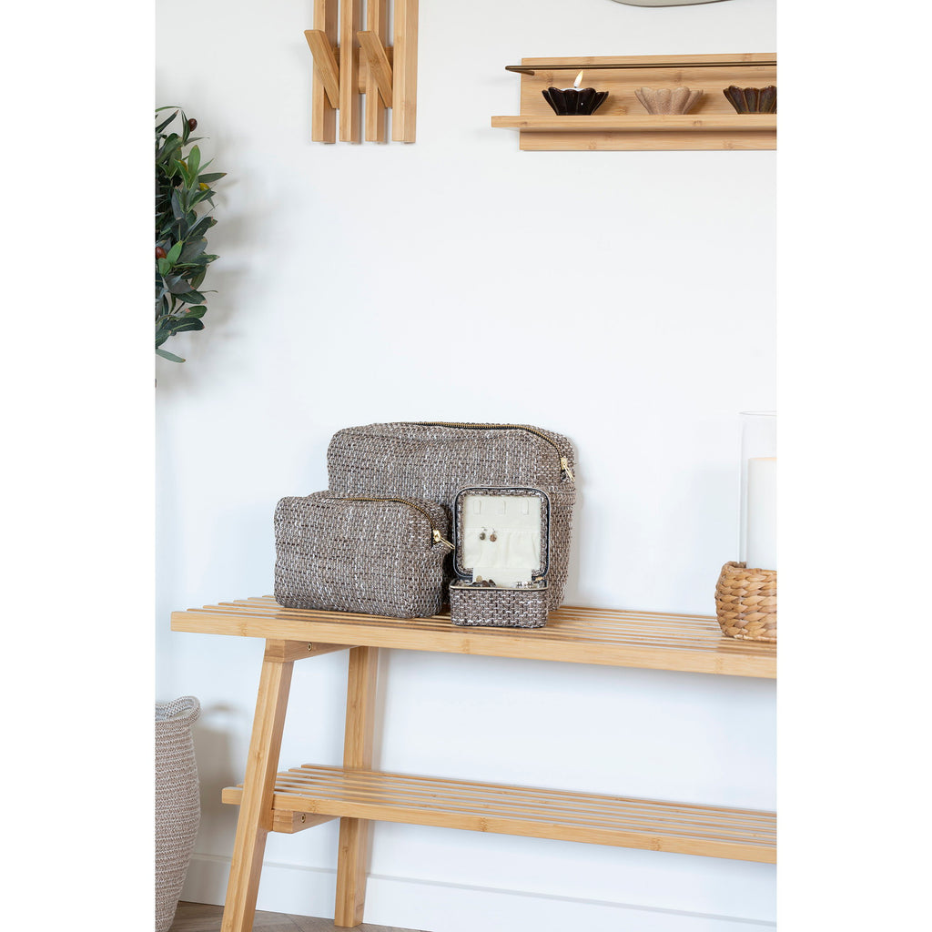 Safi Toilettassen - Toilettassen, bruinmix, set van 2