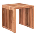 Pego Bijzettafel - Bijzettafel, teak, naturel 40x40x40 cm
