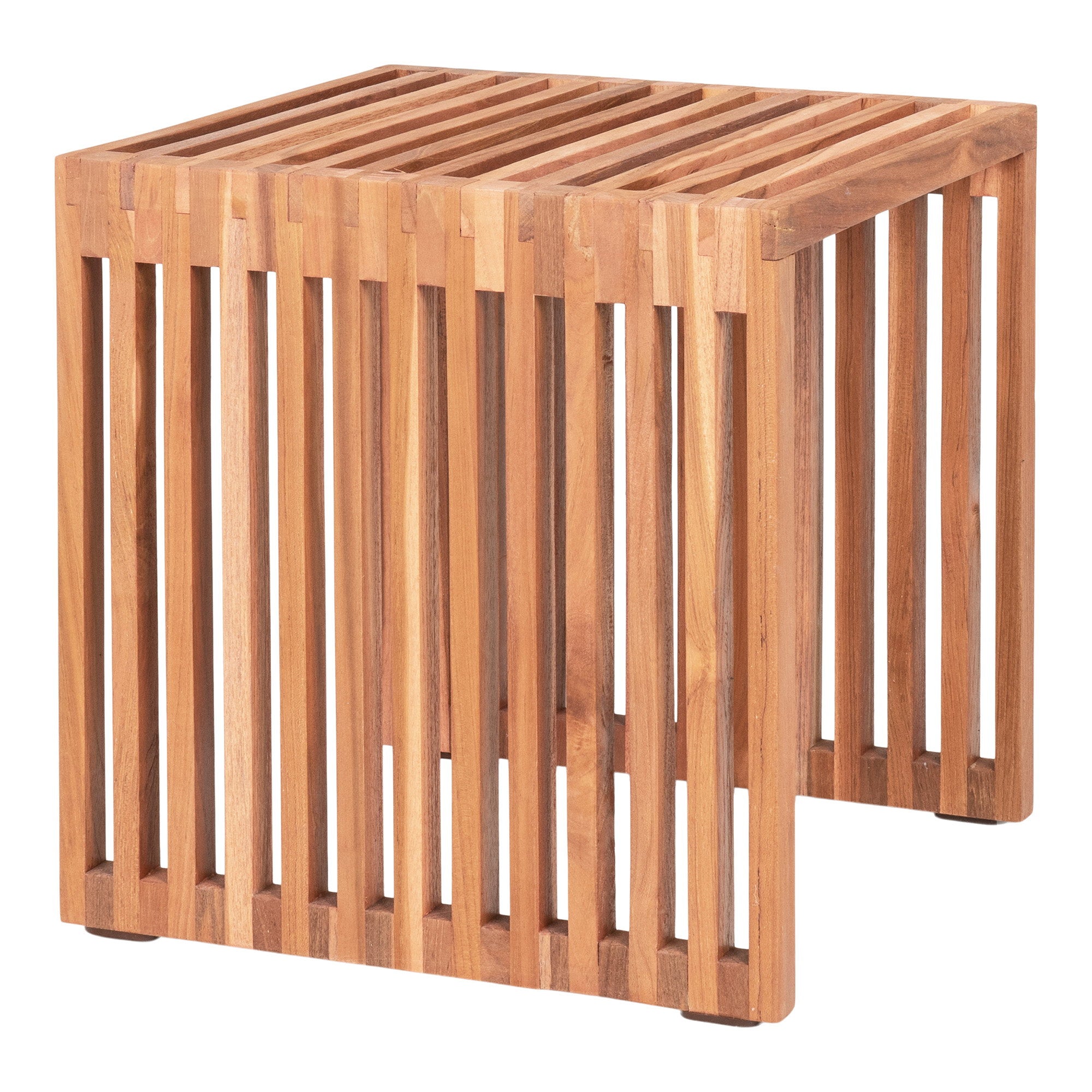Pego Bijzettafel - Bijzettafel, teak, naturel 40x40x40 cm