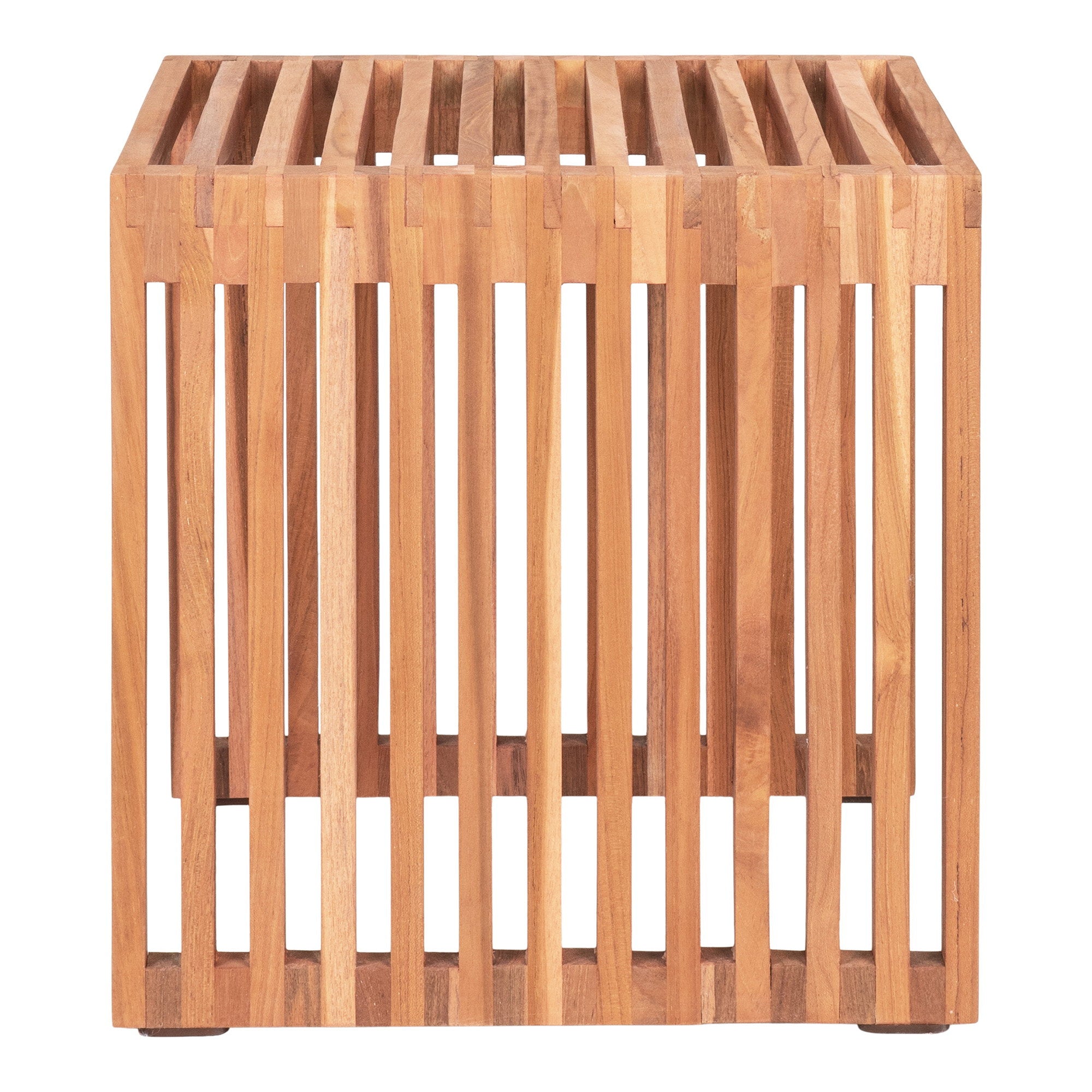 Pego Bijzettafel - Bijzettafel, teak, naturel 40x40x40 cm