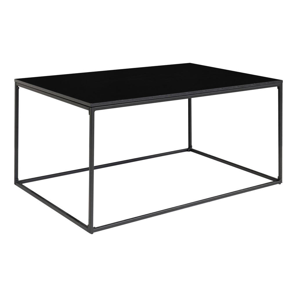 Vita Salontafel - Zwart, zwart frame 60x90x45 cm