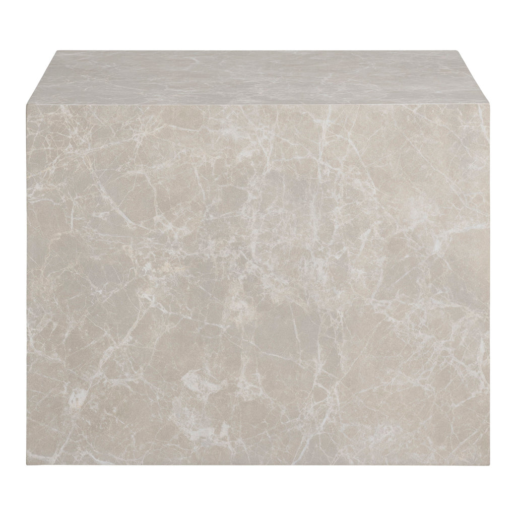 Prague Salontafel - Marmerlook, beige (set van 2)