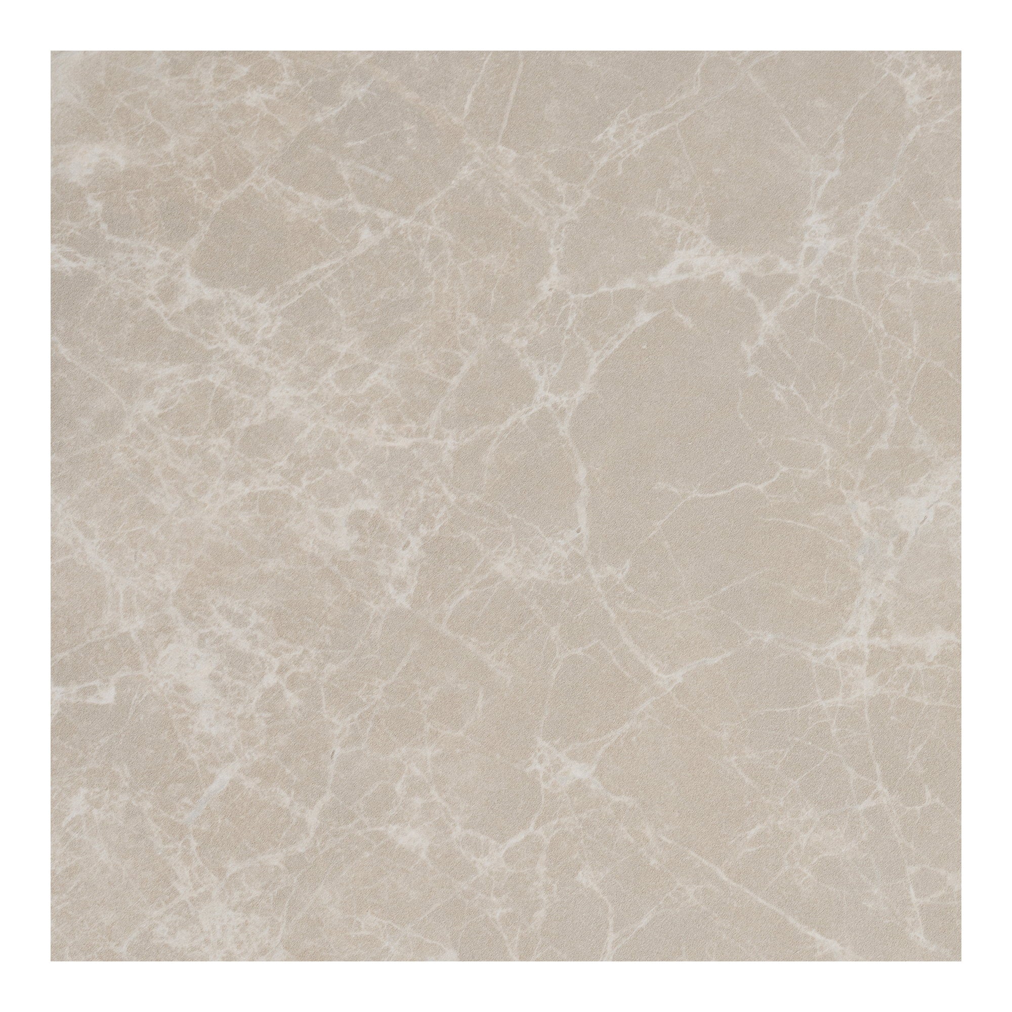 Prague Salontafel - Marmerlook, rond, beige (set van 2)