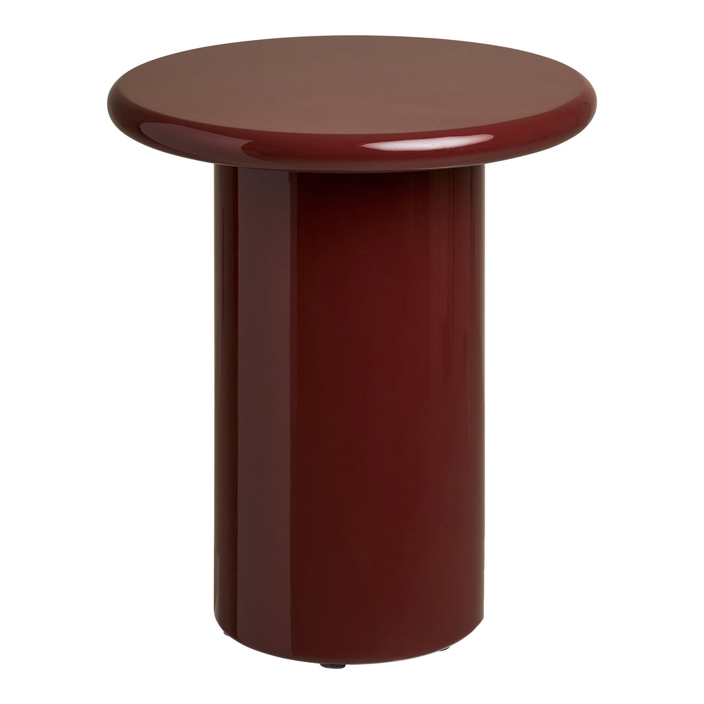 Otago Bijzettafel - Bijzettafel, bordeauxrood Ø45x50 cm