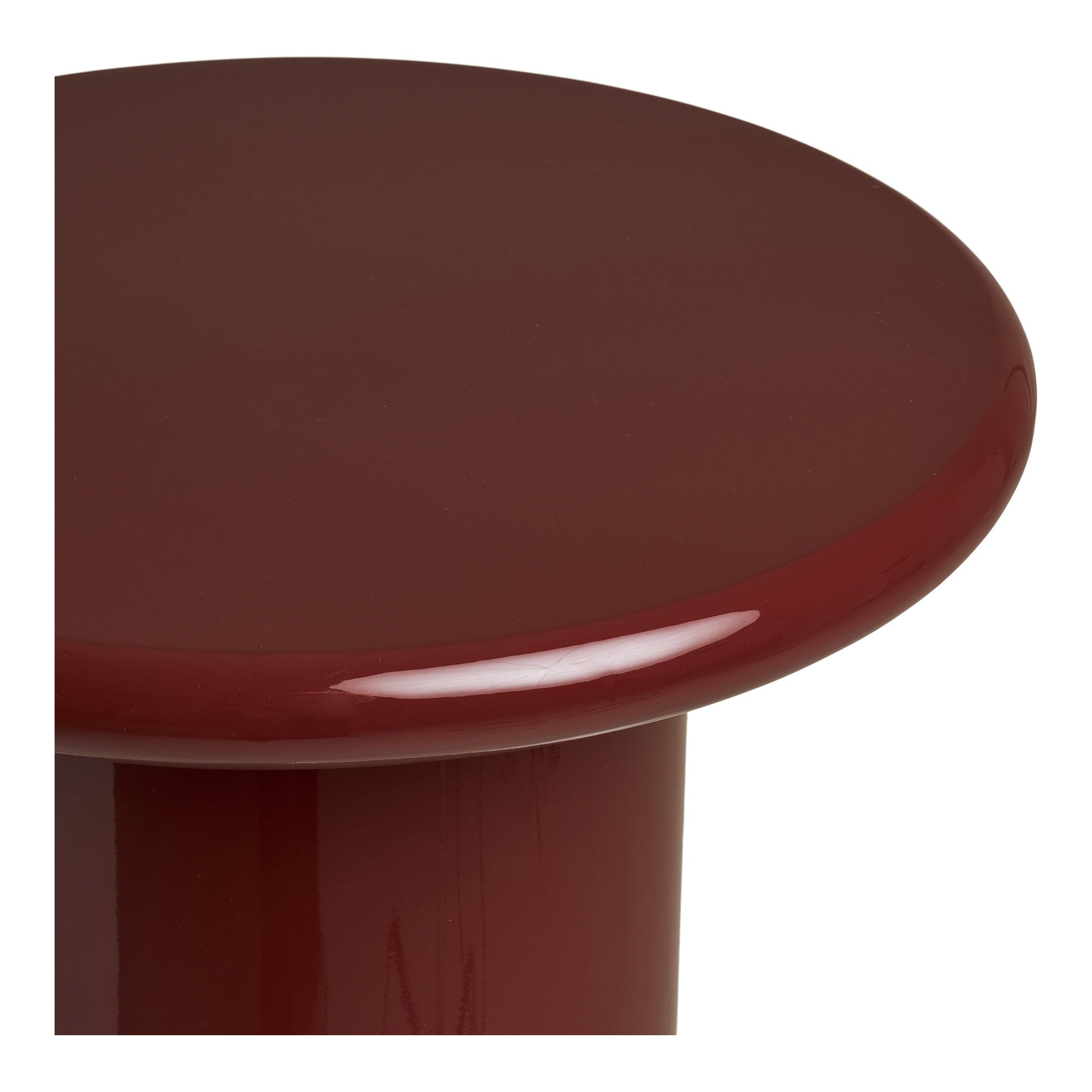 Otago Bijzettafel - Bijzettafel, bordeauxrood Ø45x50 cm