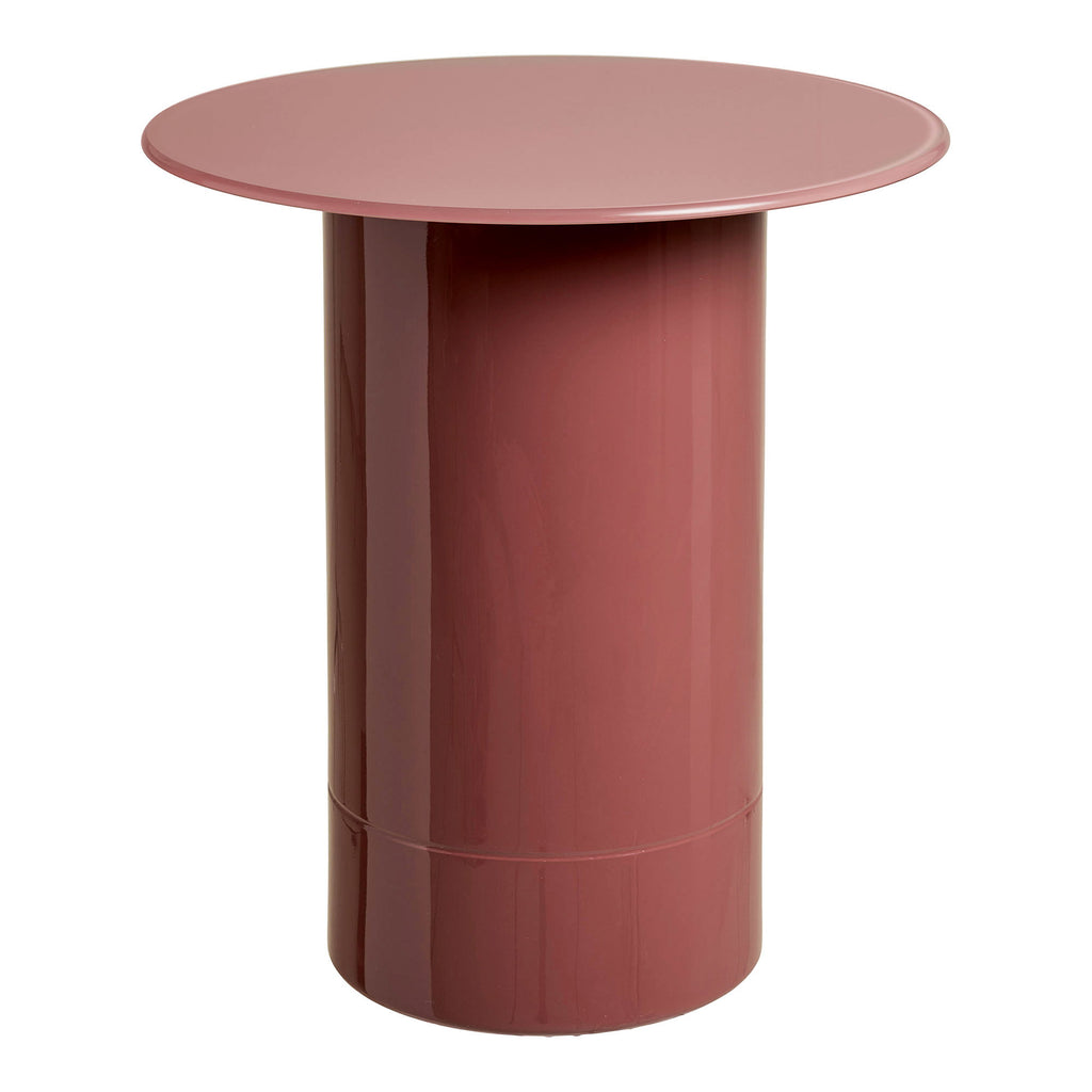 Florens Bijzettafel - Bijzettafel, aarderood, ø45x51 cm