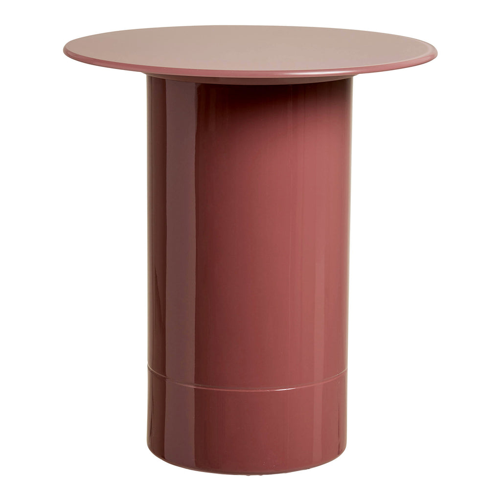 Florens Bijzettafel - Bijzettafel, aarderood, ø45x51 cm