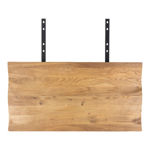 Verlengbladen voor 3 meter Toulon Eettafel - Set van 2 verlengbladen, golvende rand, eikenhout, naturel - Noël Home