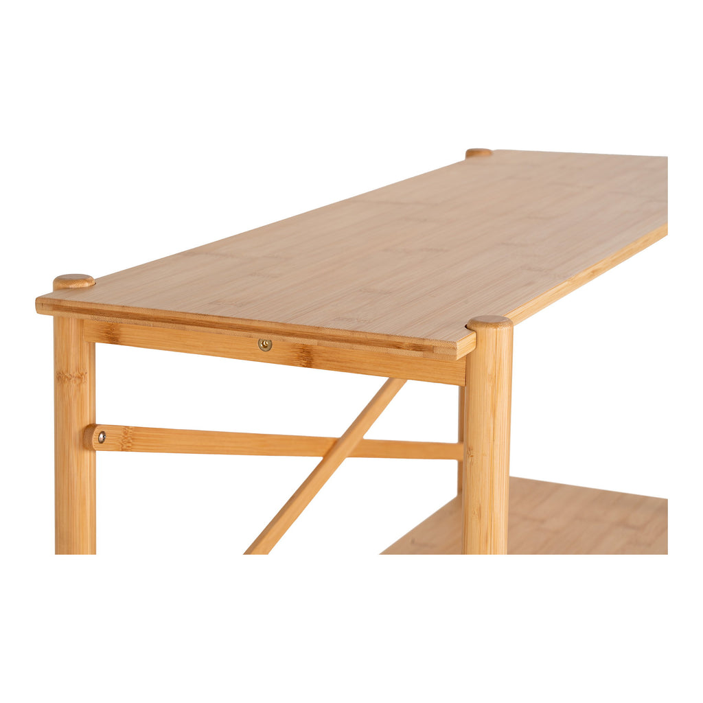 Manaus Wandtafel - Wandtafel, bamboe, naturel 83x32x80,5 cm