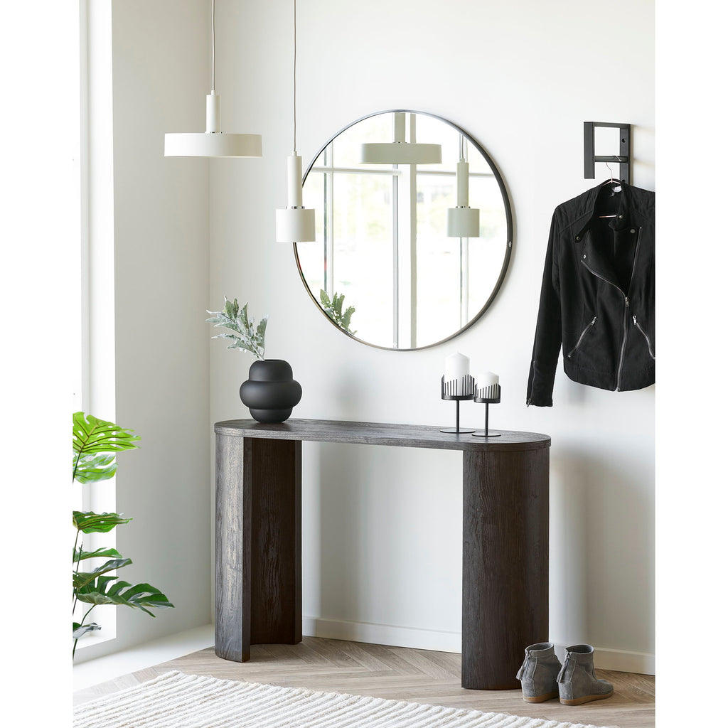 Bibione Wandtafel - Wandtafel, donkerbruin 38x114x75 cm