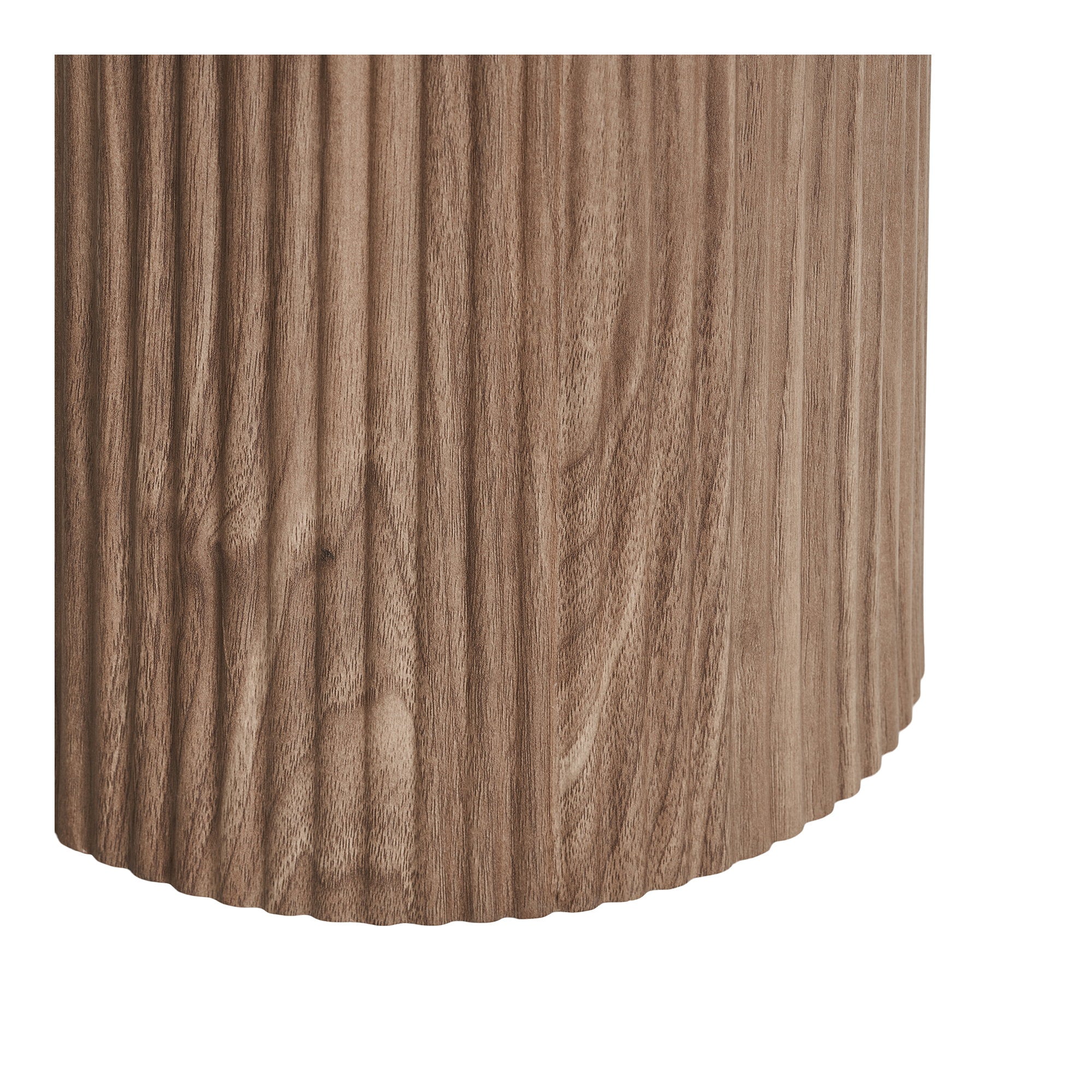 Athens Wandtafel - Wandtafel, keramisch blad, wit/bruin 40x120x78 cm