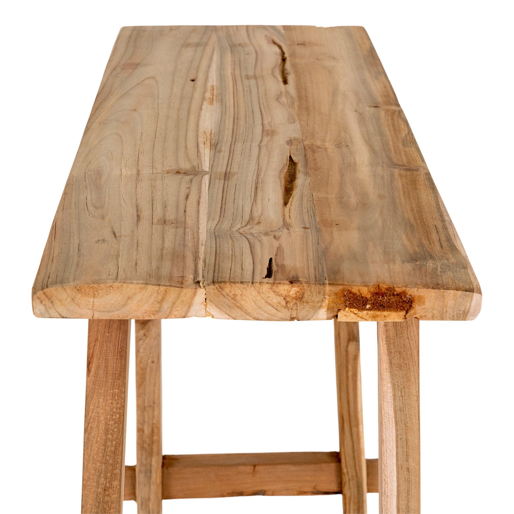 Girona Wandtafel - Wandtafel, teak, naturel 90x30x80 cm