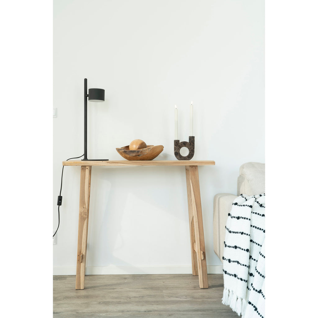 Girona Wandtafel - Wandtafel, teak, naturel 90x30x80 cm
