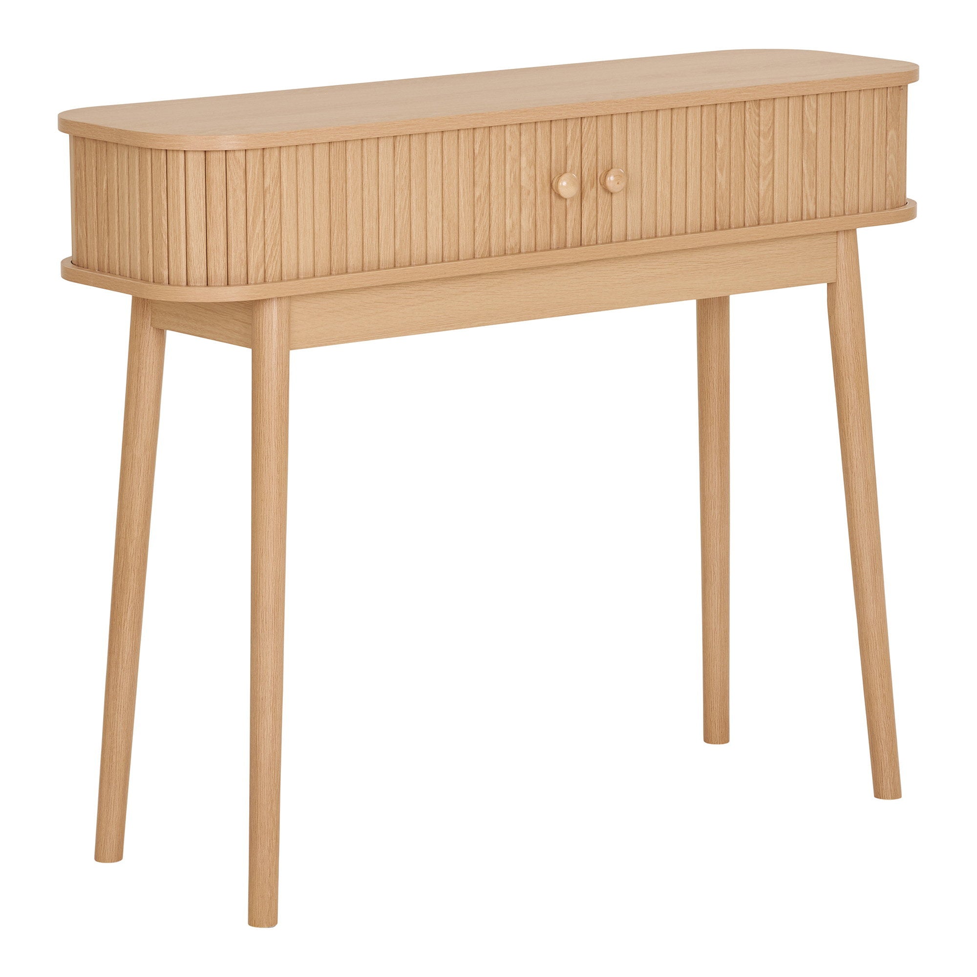 Nikko Wandtafel - Wandtafel met 2 deuren, naturel 100x30x80 cm