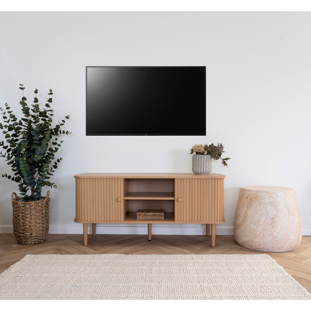 Nikko TV-meubel - Met 2 deuren, naturel 113x40x52 cm
