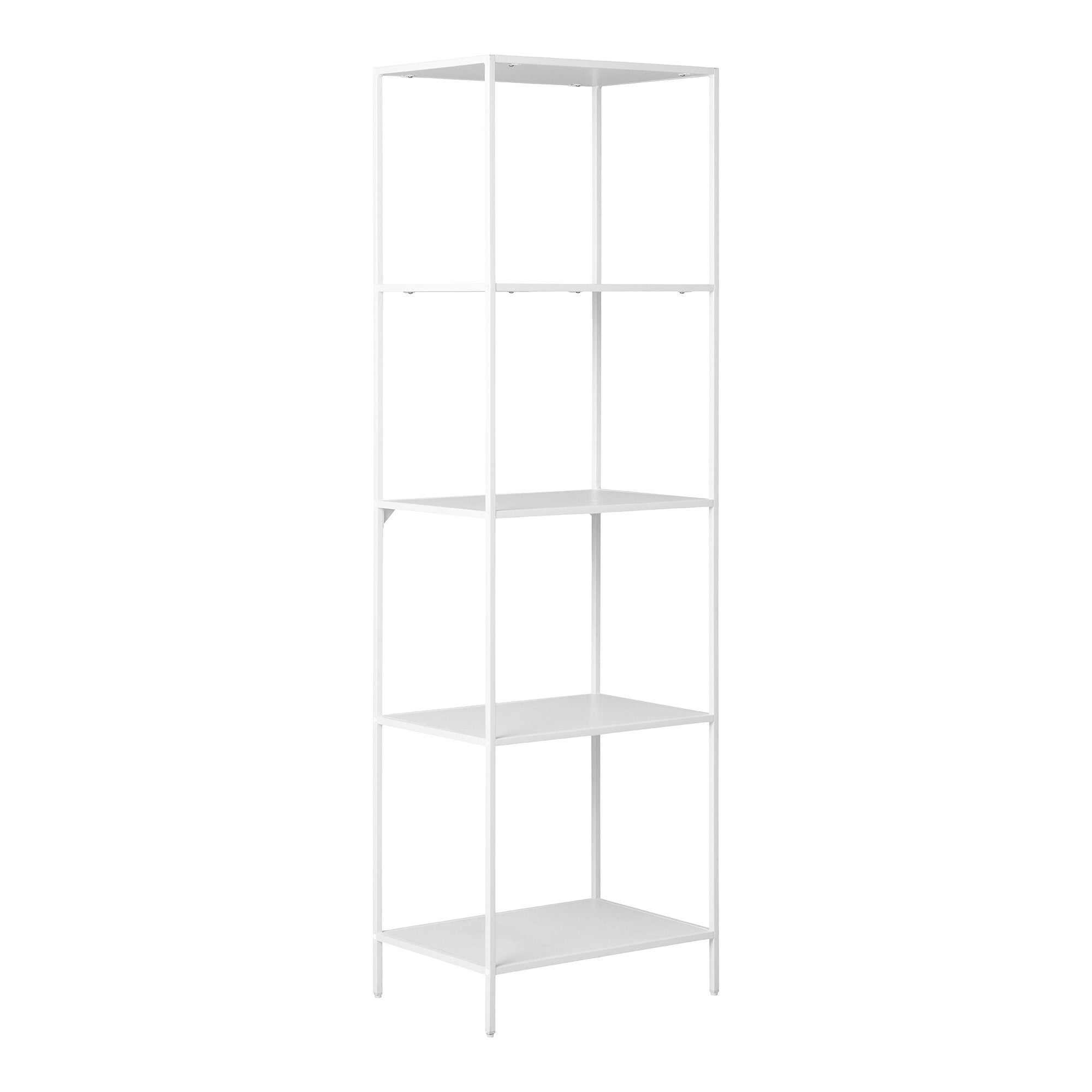 Vita Stellingkast - Met 5 planken, wit frame 51x35x170 cm
