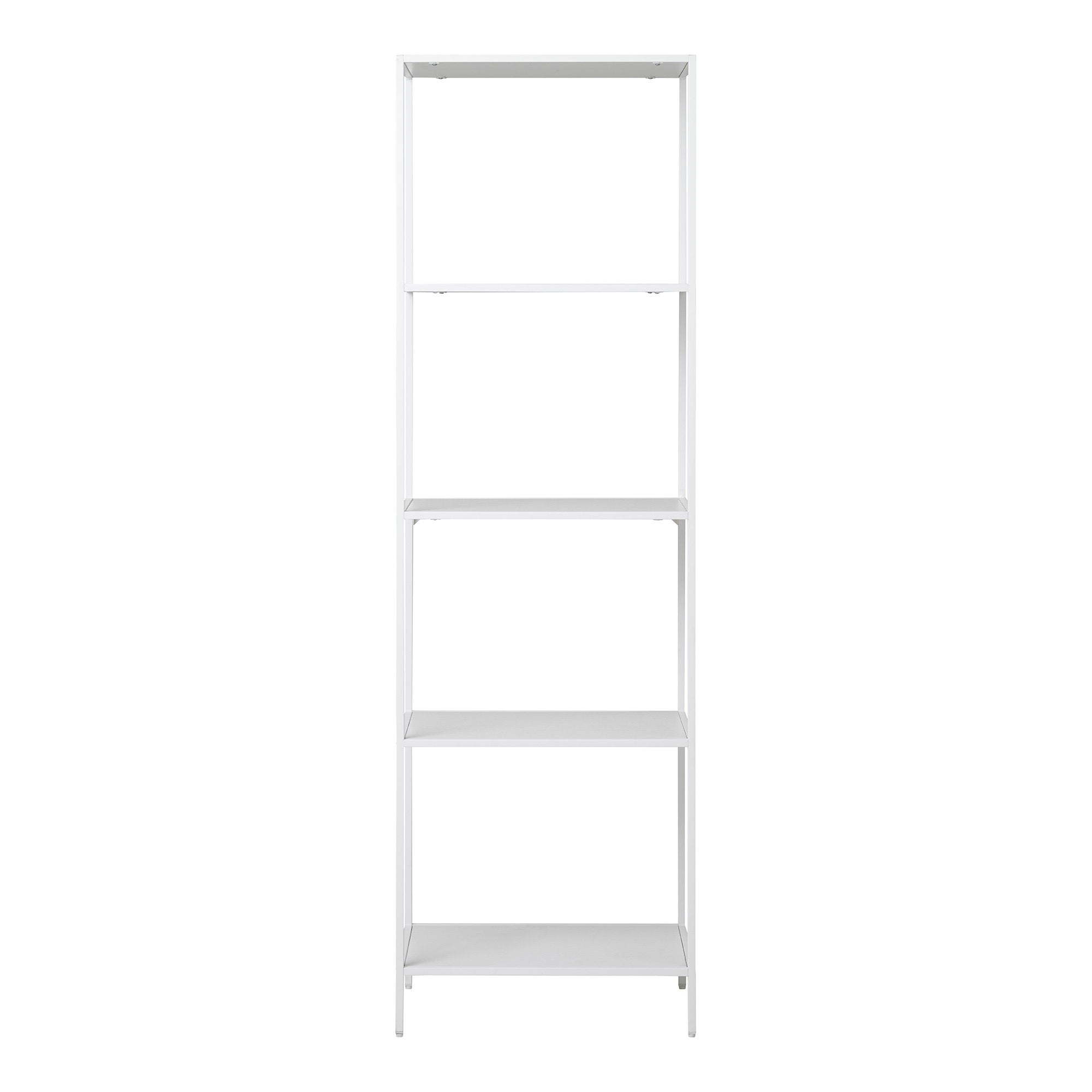 Vita Stellingkast - Met 5 planken, wit frame 51x35x170 cm