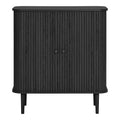 Nikko Dressoir - Dressoir, 2 deuren, zwart 80x40x87 cm