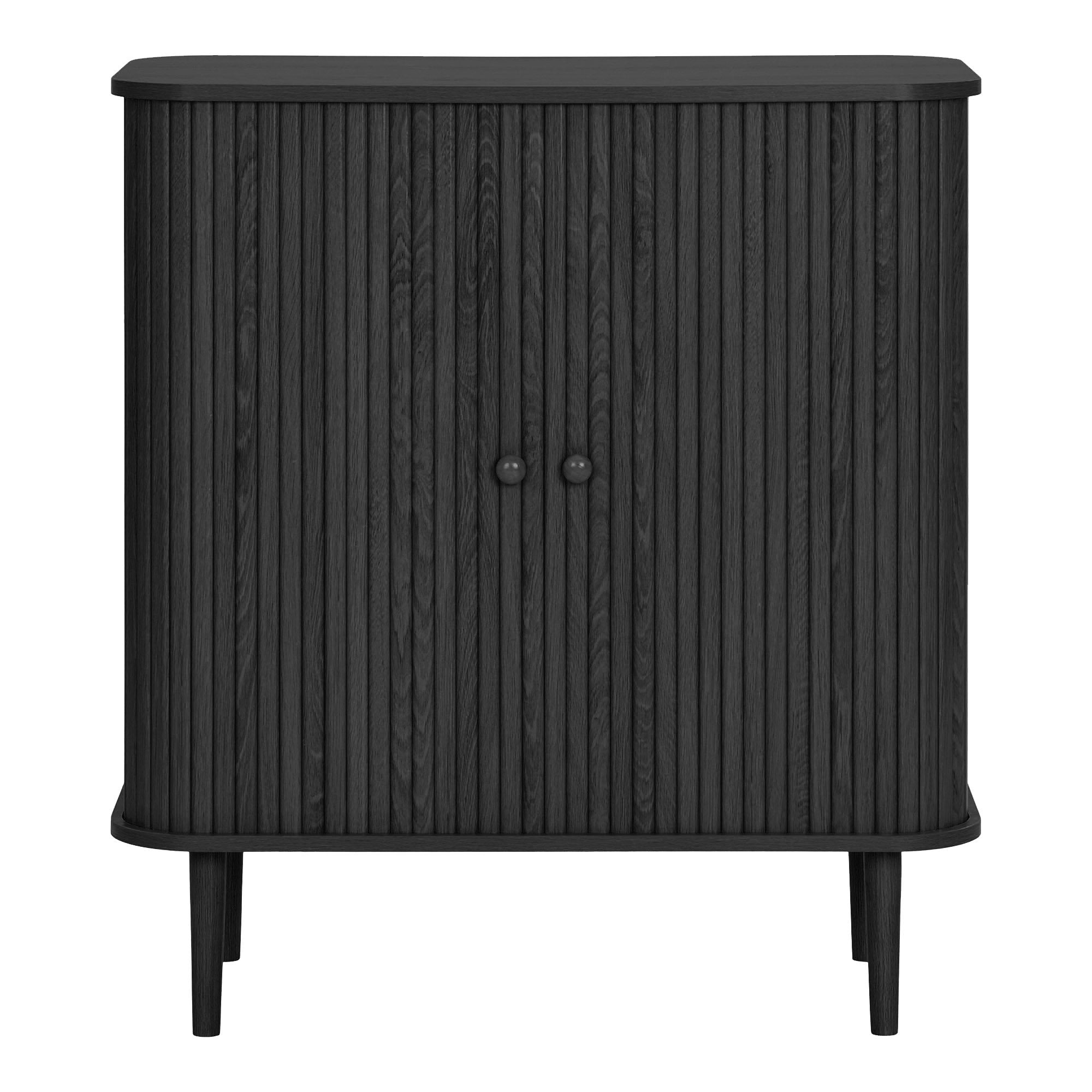 Nikko Dressoir - Dressoir, 2 deuren, zwart 80x40x87 cm