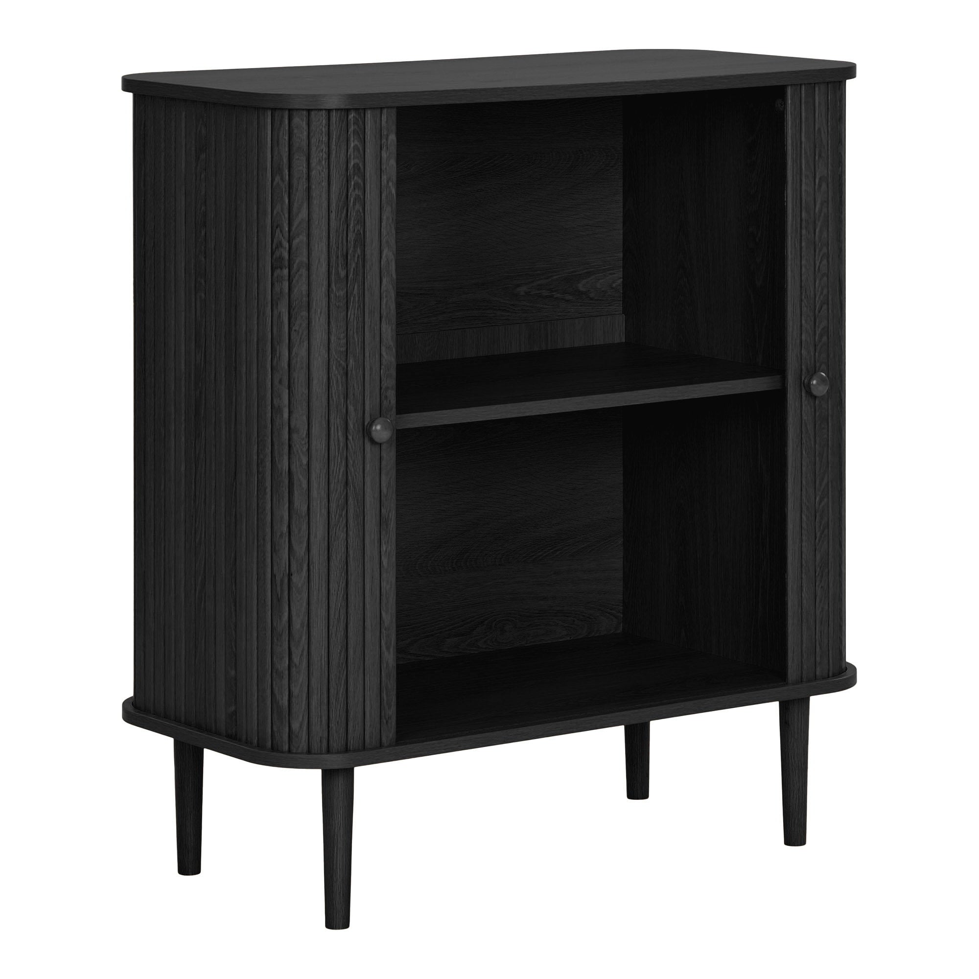 Nikko Dressoir - Dressoir, 2 deuren, zwart 80x40x87 cm