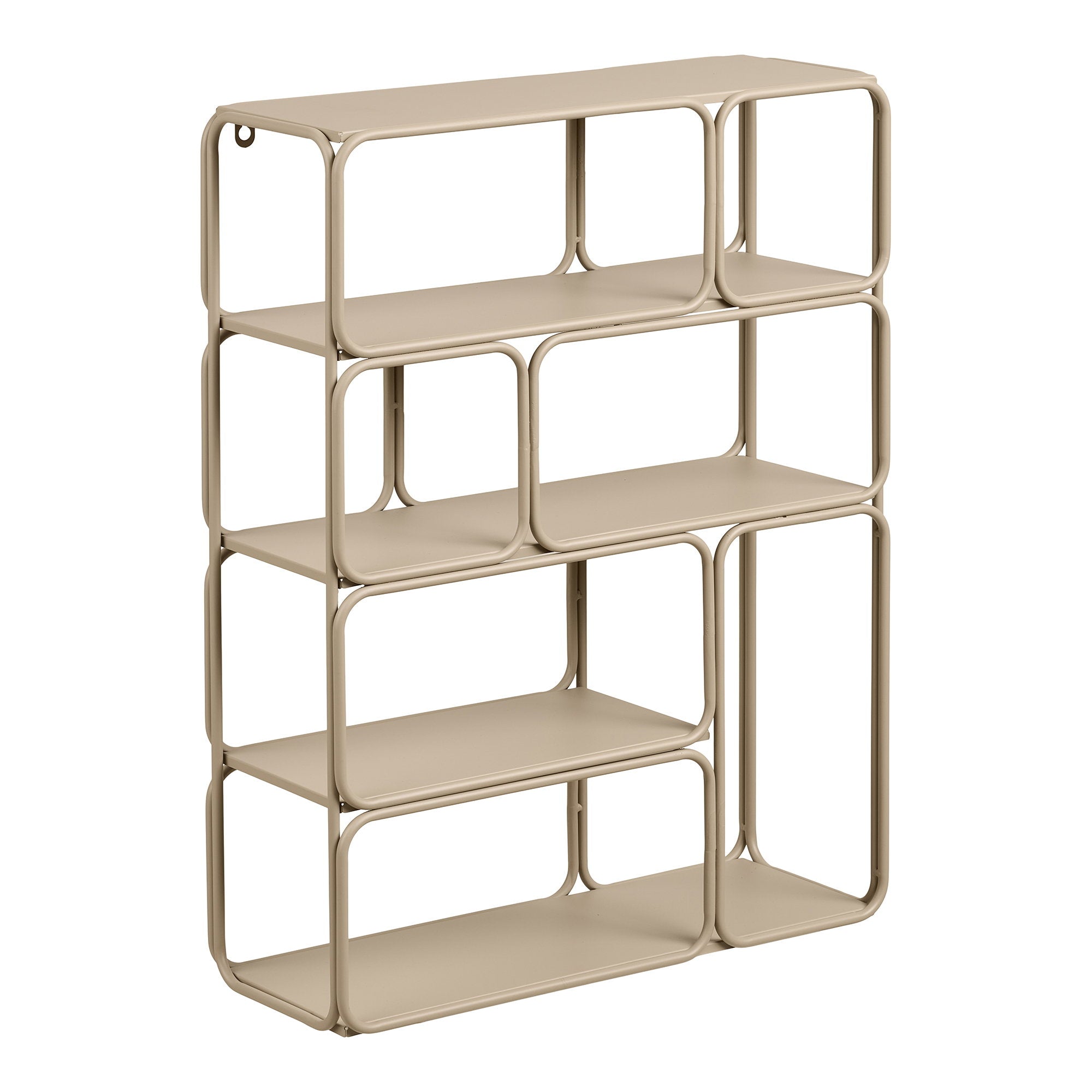 Lanciano Wandplank - Metaal, beige 48x18x64 cm