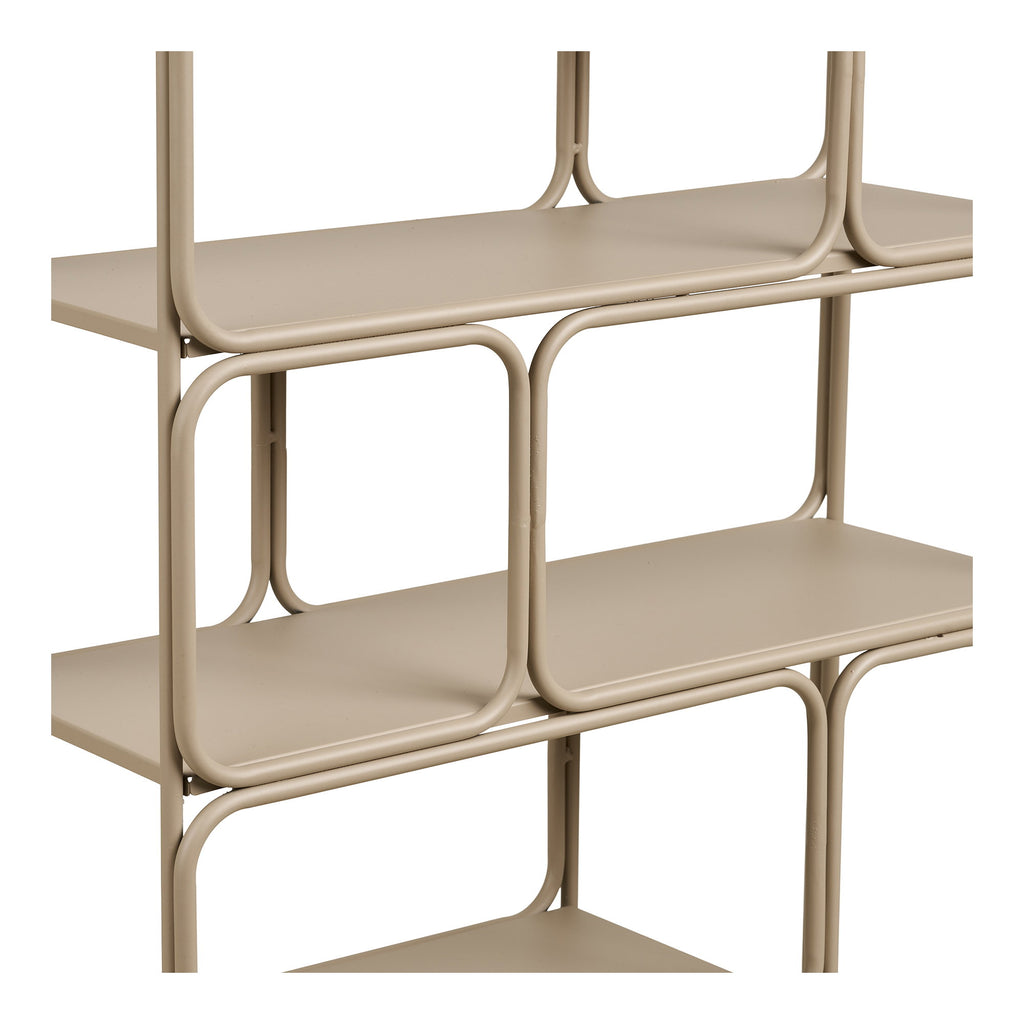 Lanciano Wandplank - Metaal, beige 48x18x64 cm