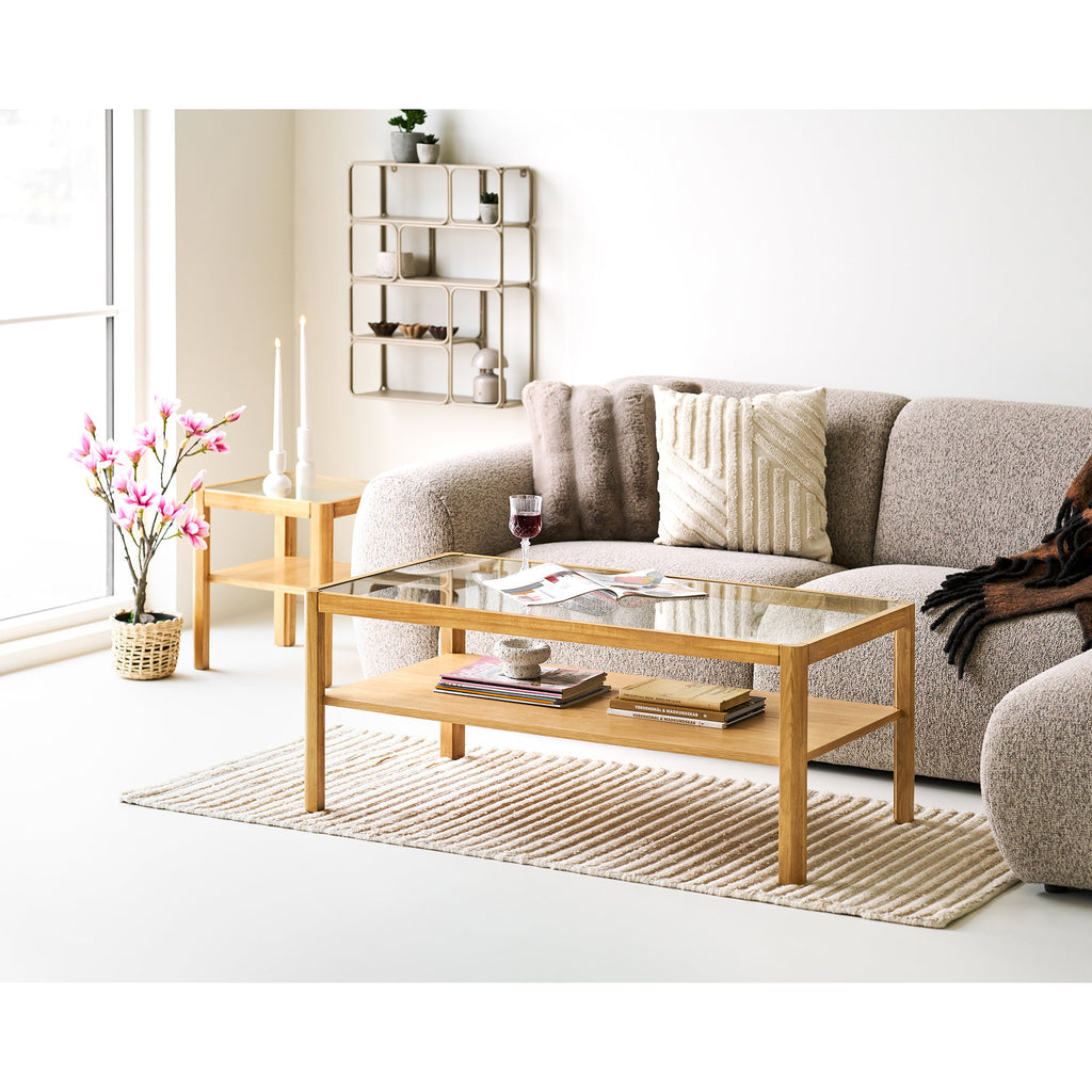 Lanciano Wandplank - Metaal, beige 48x18x64 cm