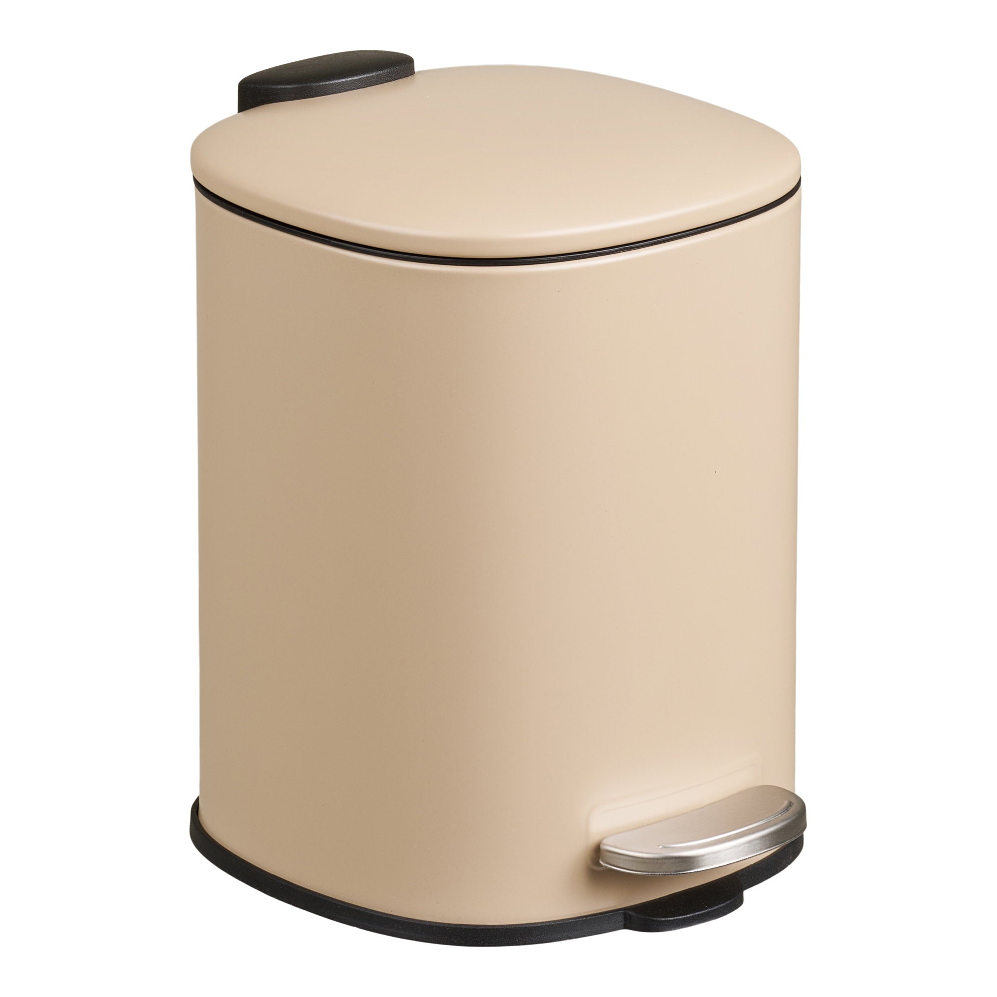 Lodi Pedaalemmer - Met soft-close, metaal, beige, 3 liter