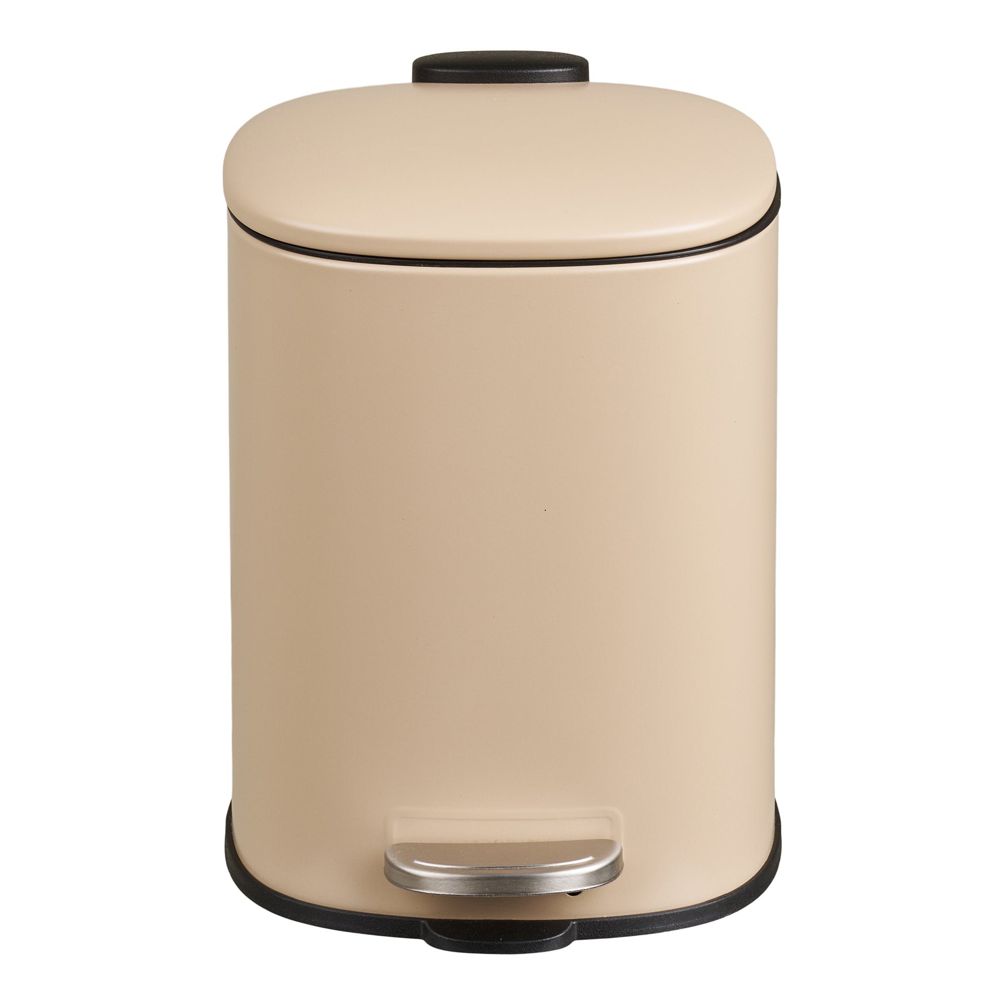 Lodi Pedaalemmer - Met soft-close, metaal, beige, 3 liter