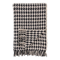Side Plaid - Plaid, zwart/beige 130x180 cm