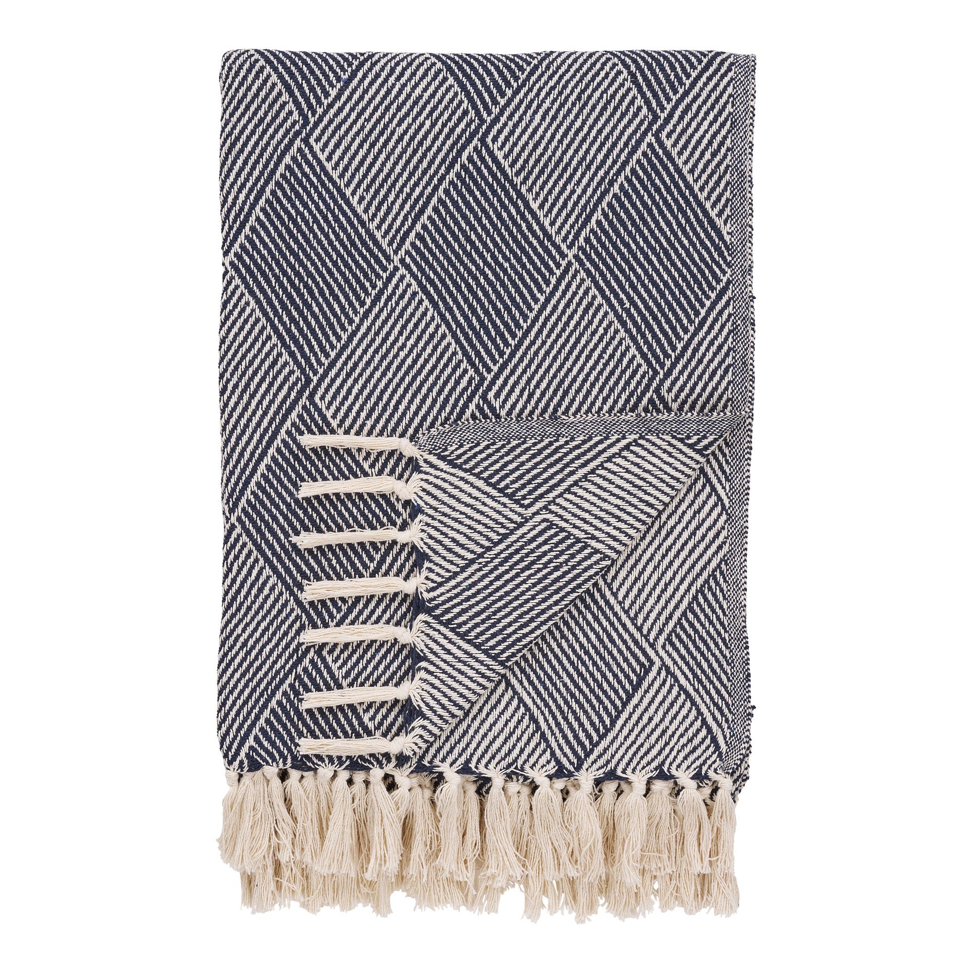 Izmir Plaid - Plaid, blauw 130x180 cm