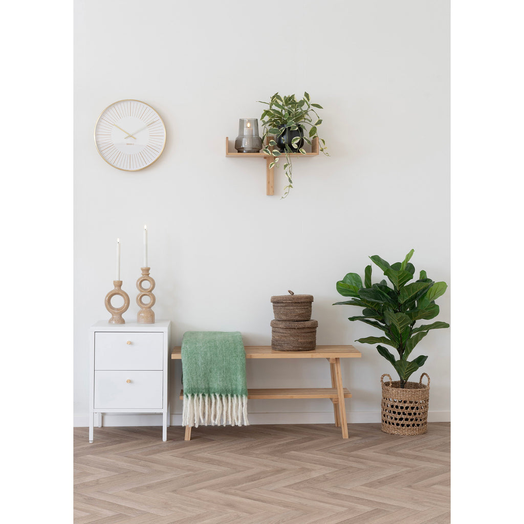 Carmel Plaid - Plaid, wolmix, groen 130x170 cm