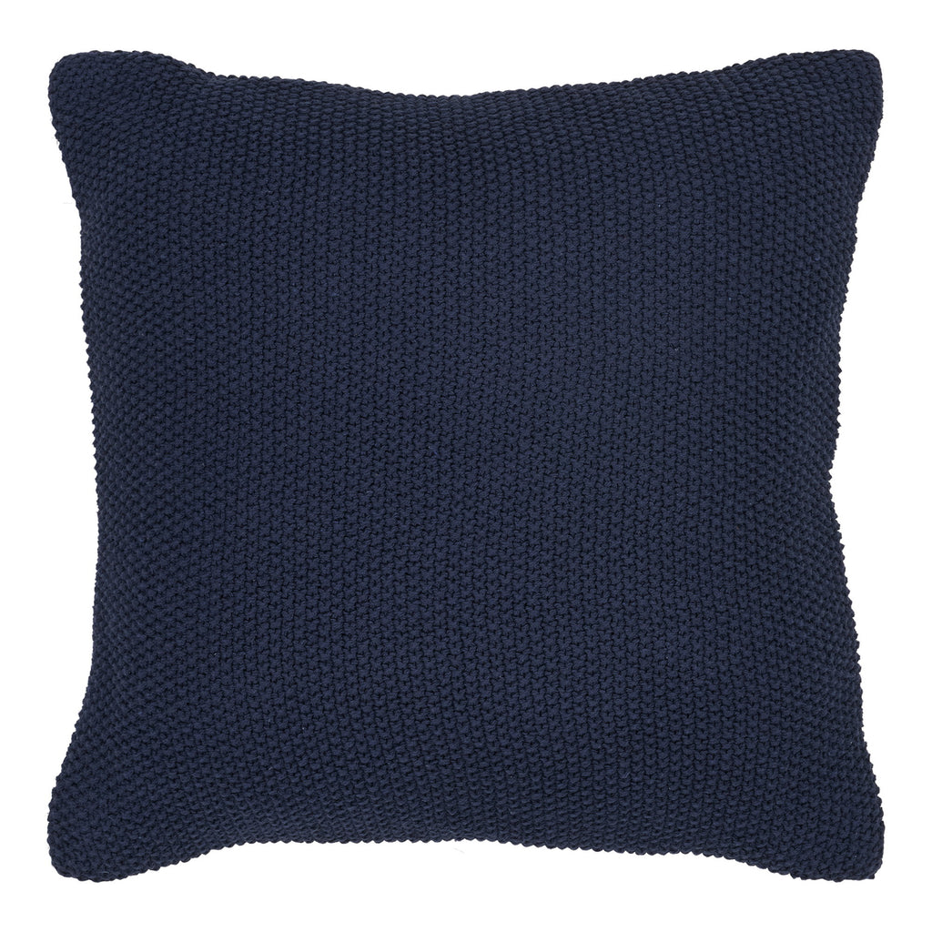 Santos Sierkussen - Gerecycled katoen, donkerblauw 45x45 cm