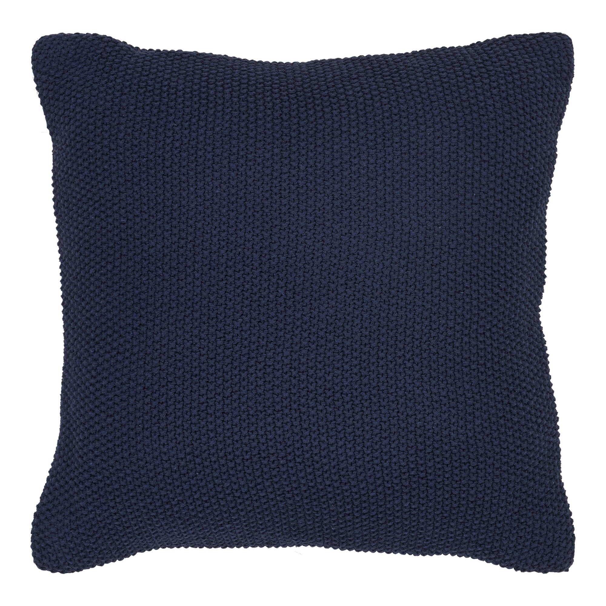 Santos Sierkussen - Gerecycled katoen, donkerblauw 45x45 cm