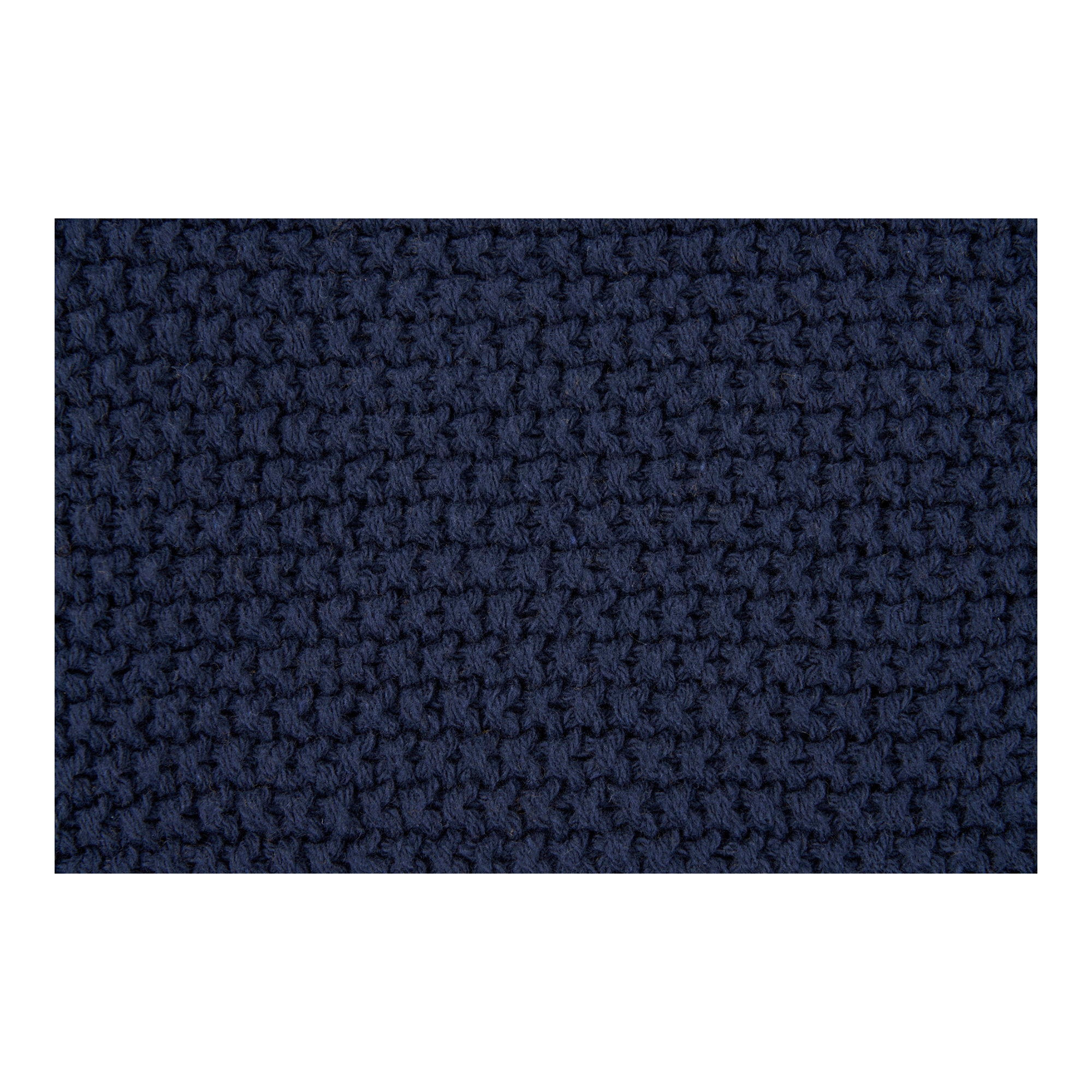 Santos Sierkussen - Gerecycled katoen, donkerblauw 45x45 cm